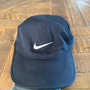 Nike Men's Black and Navy Hat